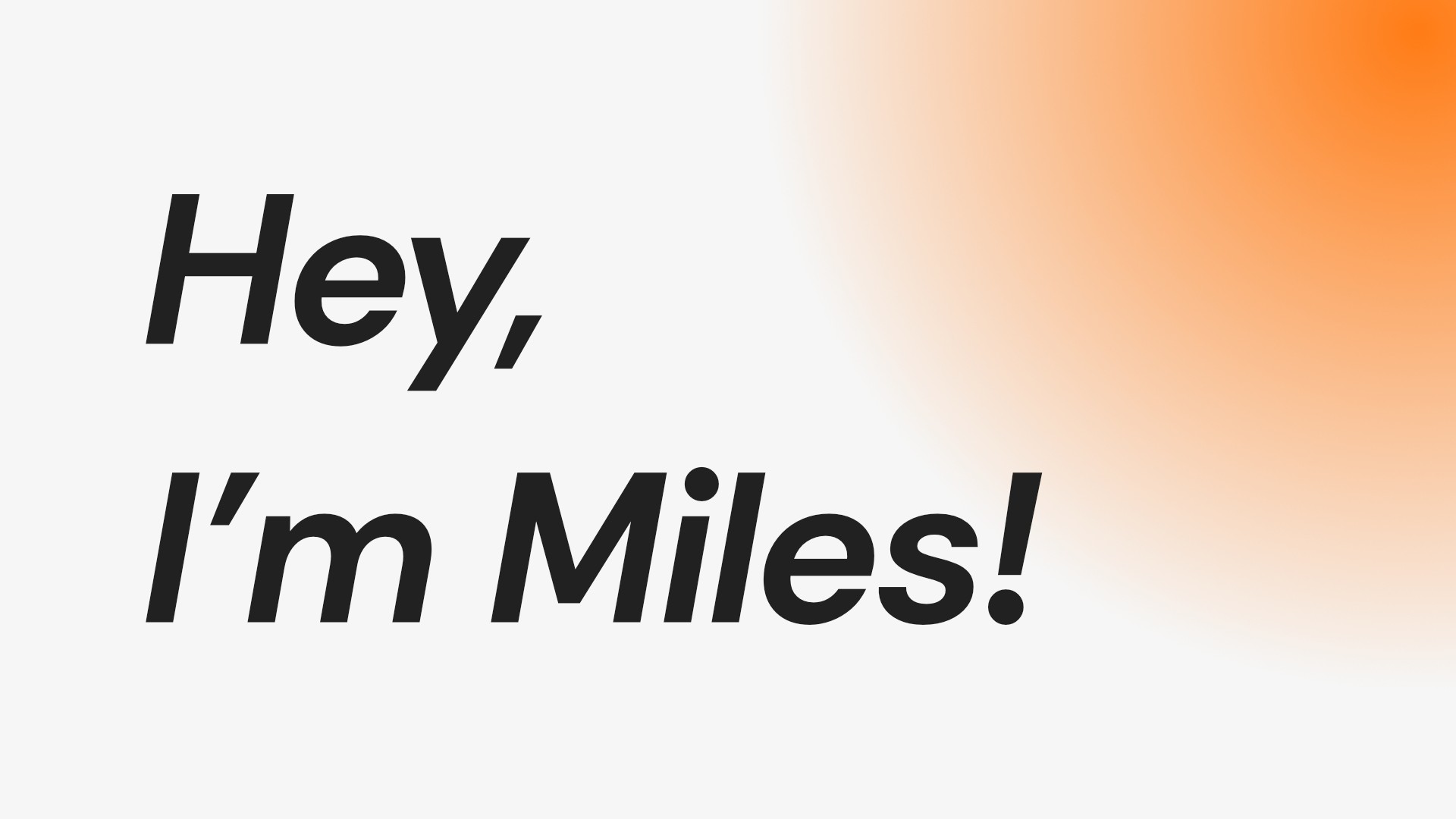 Logo on colored background